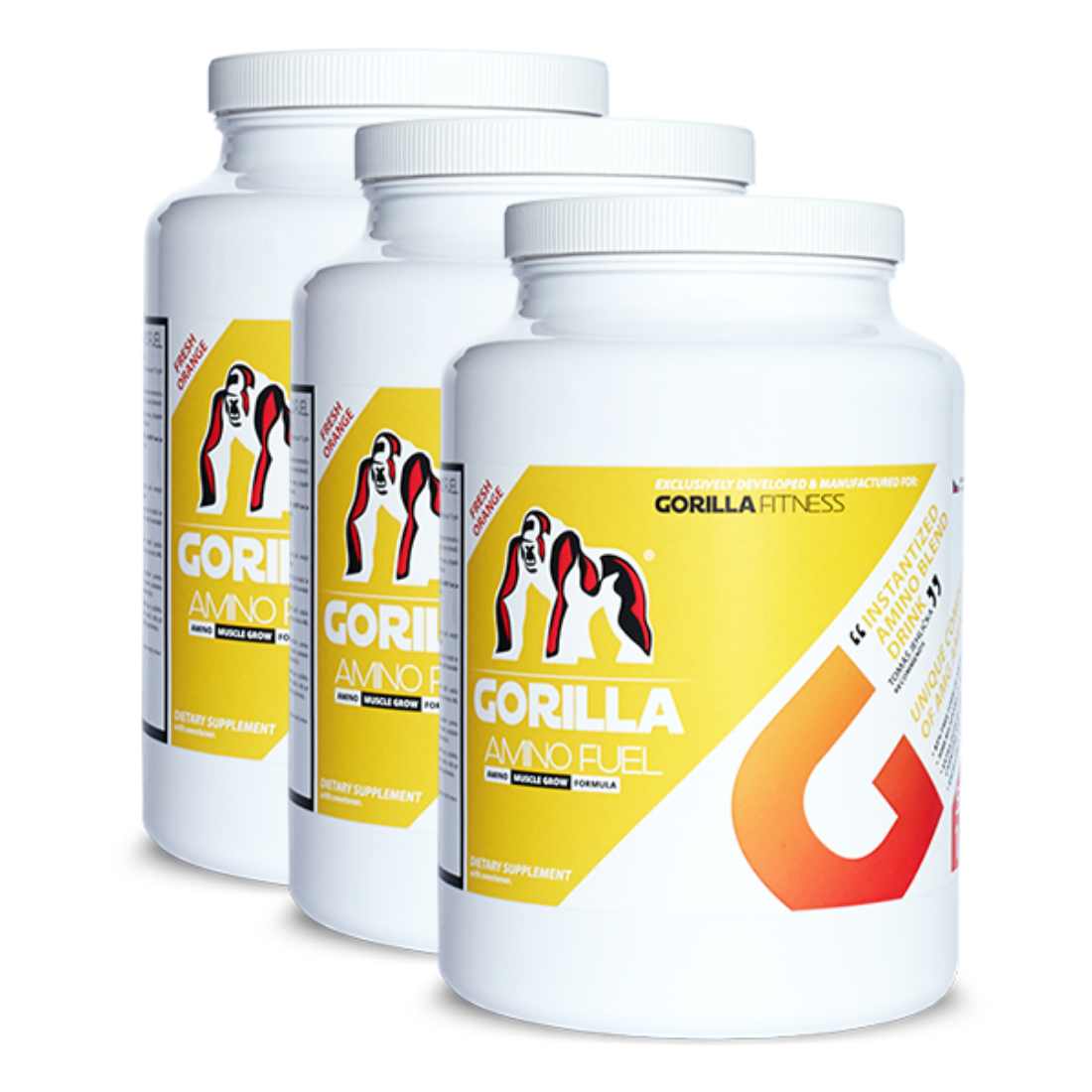 GORILLA AMINO Fuel 3x 550 g - aminokyseliny
