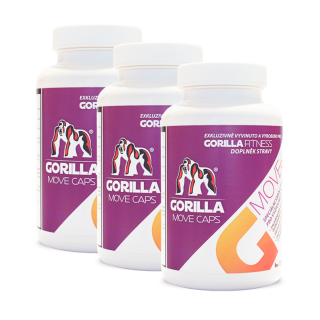 GORILLA MOVE Caps 3x 120 tobolek - kloubní výživa