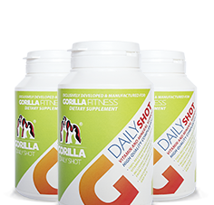 GORILLA DAILYSHOT 3x 60 tobolek - vitamíny